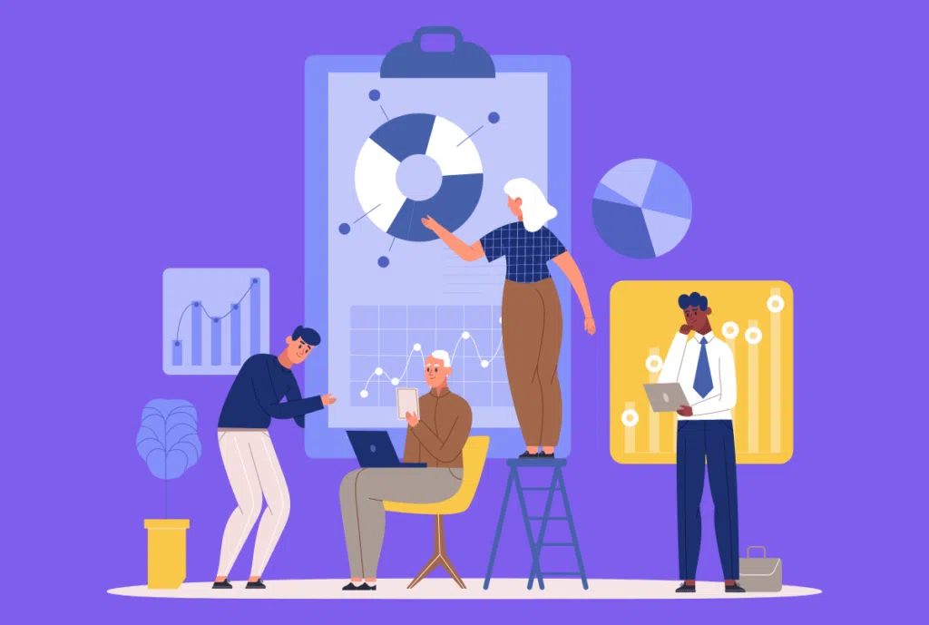 power-report-by-mobile-indoor-illustration